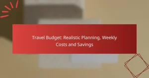 Travel Budget: Realistic Planning, Weekly Costs and Savings